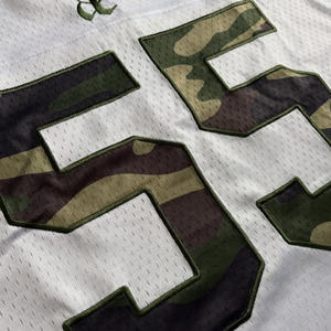 Camiseta Deportiva Corta de Verano <span class=keywords><strong>con</strong></span> Estampado Personalizado, Estilo Patchwork, 320 Gsm, Malla, Hombros Caídos, Sin Costuras, Corte Holgado, Cuello Redondo - Product Image 5