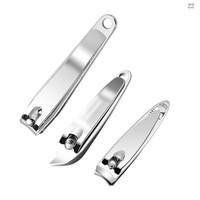WELLFLYER NC-297 Vente en gros en acier inoxydable coupe-ongles durable outils de manucure outils de soins personnels portable personnalisable