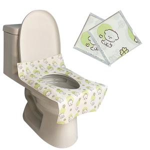 Coprisedili impermeabili per WC monouso coprisedile monouso con adesivo gratuito - Product Image 1