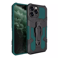 Coque de téléphone portable antichoc pour iphone 16 Plus 15 Prox Max 14 Pro 13 12 housse de support avec clip de ceinture