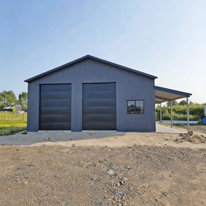 Structure <span class=keywords><strong>de</strong></span> <span class=keywords><strong>garage</strong></span> préfabriquée en acier galvanisé, abri <span class=keywords><strong>de</strong></span> stockage <span class=keywords><strong>de</strong></span> voitures extérieur antirouille à vendre, service tout-en-un - Product Image 2