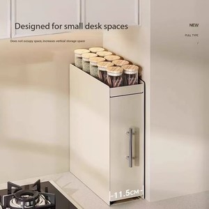 Nouvelle étagère de <span class=keywords><strong>rangement</strong></span> multifonctionnelle à plusieurs niveaux pour les produits d'assaisonnement, table étroite de <span class=keywords><strong>cuisine</strong></span>, fournitures de <span class=keywords><strong>rangement</strong></span> - Product Image 4
