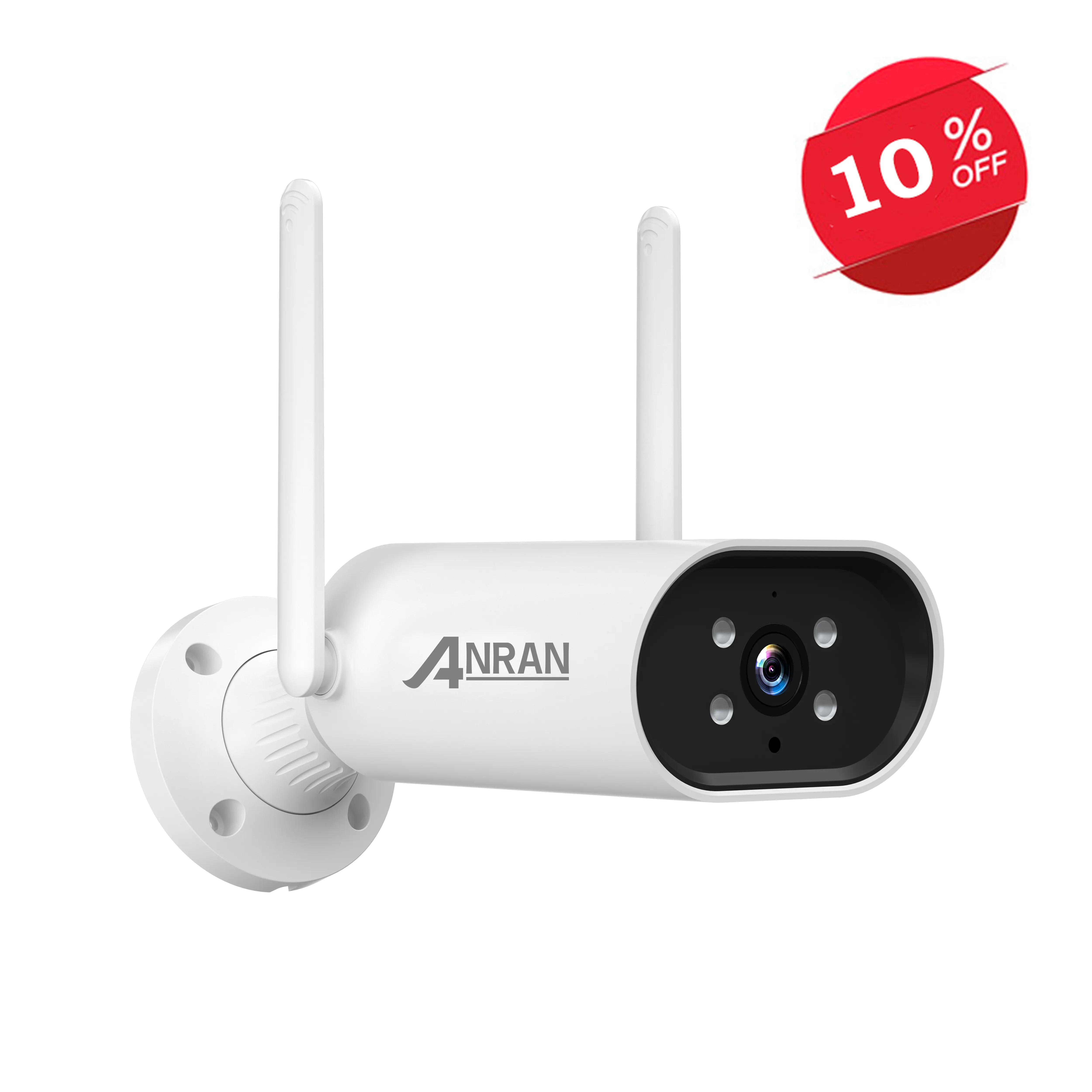 Anran Waterproof Outdoor 3MP HD Cloud Storage 2 Way Audio Bullet ip Wifi Wireless Home Security Network Camera