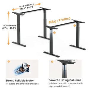 Table de <span class=keywords><strong>bureau</strong></span> à domicile moderne bon marché à hauteur réglable moteur unique ergonomique <span class=keywords><strong>assis</strong></span> <span class=keywords><strong>debout</strong></span> ordinateur électrique ordinateur portable <span class=keywords><strong>bureau</strong></span> <span class=keywords><strong>debout</strong></span> - Product Image 2