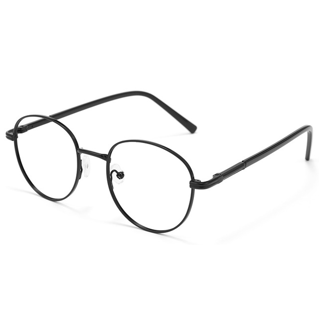 W7022F Vintage Artistic Gold-Rimmed Full-Frame Eyeglass Frame for Women Simple Metal Frame Adults Danyang Glasses Wholesale