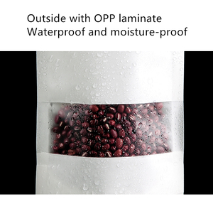 Chất Lượng Cao Bán Chạy Frosted Window Trắng Kraft Giấy Với Ziplock Túi Với Báo Cáo Thử Nghiệm Bán Buôn Cung Cấp Tại Chỗ - Product Image 3