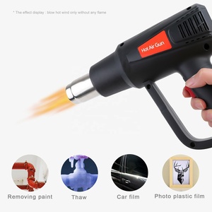 Pistola de Calor Miniatura de 2000W de Grado Industrial y para Bricolaje para Sellado de Embalajes Termocontraíbles con Aire Caliente, Fuente de Alimentación de 220V - Product Image 5