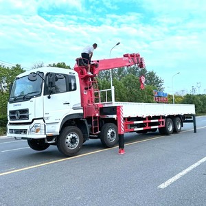 รถเครนติดตั้งบนรถบรรทุก DongFeng 8x4 คุณภาพสูง รถเครนไฮดรอลิก 8x4 14 ตัน พร้อมขาย - Product Image 4