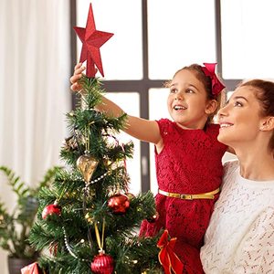 Glitter Star <strong>Tree</strong> <strong>Topper</strong> - Christmas Small Decorative Holiday Bethlehem Star Ornament <strong>Topper</strong> - Product Image 5