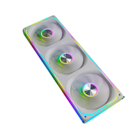 Ventilateur de refroidissement pour boîtier d'ordinateur de jeu Manmu SFS-40 120 mm ARGB à roulement fluide, kit de 3 ventilateurs silencieux sans câble pour PC, 120 mm