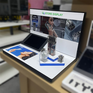 Tienda de moda estante de exhibición de plástico mostrador de venta al por menor Mostrador de exhibición de productos escaparate acrílico LCD pantalla inteligente promoción - Product Image 6