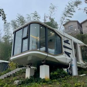 Eendrap Service Fabrikant Modulaire Ultra-Moderne Prefab Ruimte Capsule Villa | Panoramisch Glas | Smart Home Systeem | - Product Image 3