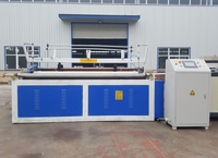 Machine à fabriquer du papier toilette contrôlée par PLC, capacité de 2 tonnes/jour, transforme les rouleaux de papier jumbo en petits rouleaux de papier toilette
