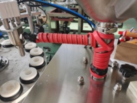 Machine semi-automatique de remplissage de tube d'aluminium de crème de main de pommade de peinture de dentifrice
