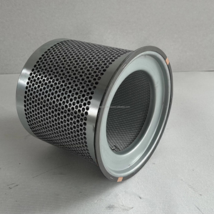 Nouvelle cartouche filtrante cylindrique séparatrice d'huile en fibre de verre argentée Mengma pour compresseur d'air à vis 4930353111 4930453101 - Product Image 2
