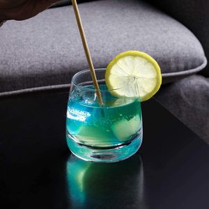 Vidrio soplado <span class=keywords><strong>a</strong></span> mano para Whiskey, vidrio grueso de fondo pesado para anteojos de estilo antiguo, Bourbon, manhatttans, cócteles o Bar - Product Image 4