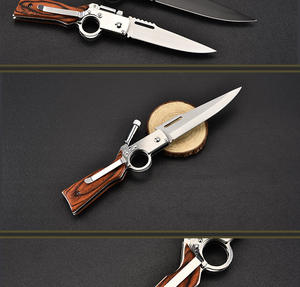 Dropshipping Shopify Couteau pliant LED, couteau multifonction en acier inoxydable pour l'extérieur, couteau de poche avec lumière intégrée pour le camping et la survie - Product Image 6