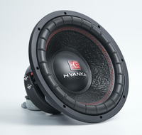 HYANKA BSC-12-2 Subwoofer de 12 Pulgadas, 600W, Subwoofer para Auto, Subwoofer Dual de 2 Ohmios, Caja de Altavoz y Amplificador para Auto de 12 Pulgadas