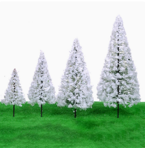 Vi cảnh quan Mô hình cây Tự Làm Thủ Công kiến trúc bàn cát Vật liệu cây thông mô phỏng bộ nhựa - Product Image 4