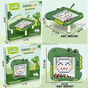 Jouets éducatifs Lucky Toys Montessori, jeu de perles magnétiques à faire soi-même, tableau de dessin et de peinture, jouets multifonctionnels pour enfants de maternelle - Product Image 5