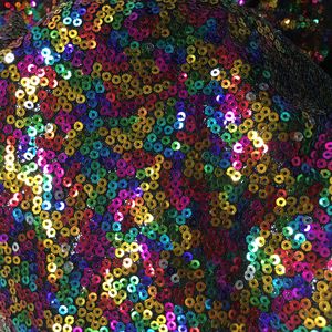 Spot crypté 3mm Sequin <span class=keywords><strong>Tissu</strong></span> Polyester <span class=keywords><strong>Tissu</strong></span> pour Nappe Mur <span class=keywords><strong>Tissu</strong></span> Robe De Mariée De Mariage Banquet Restaurant - Product Image 6