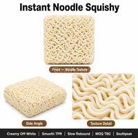 Southpeak Toy Noodle Squishy Slow Rise Crunchy Sound TPR Fidget Toy Stress Relief CE Retail Box Counter Display Factory OEM WS