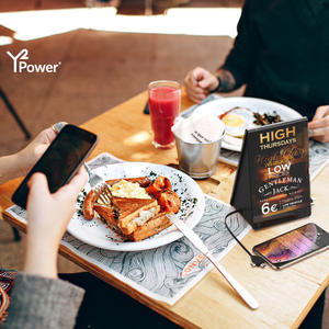 Y2Power <span class=keywords><strong>AYA</strong></span> 2 vie cavo di ricarica 3-in-1 per stazione di ricarica per bar ristorante di piccole dimensioni con annunci modificabili - Product Image 5