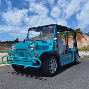 New Energy Classic Electric Mini Off-Road Tire Moke Blue Colour Electric Vehicle-E Moke For Highway