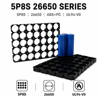 Support de batterie 26650 personnalisé en plastique ignifuge 5P8S, accessoires de fixation pour pack de batteries 26650 OEM