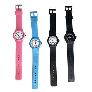 Montre pour homme avec bracelet en acrylique noir, écologique, nouvelle mode, montre pour étudiant KW6801 - Product Image 5