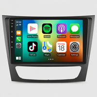 Reproductor de DVD de 9 Pulgadas para Mercedes Benz Clase E W211 CLS 2005-2008, Pantalla de Radio, Autoradio, Monitor de Tablero, Control de Dirección, Audio