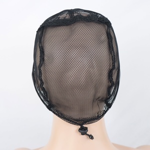 Topi Wig Setengah Kepala dengan Tali Serut 3/4 untuk Pembuatan Wig - Product Image 5
