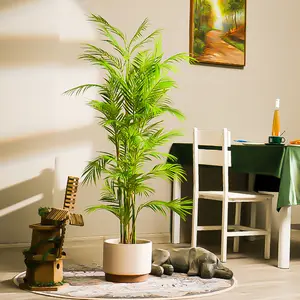 Árvores artificiais de alta qualidade, decoração verde, moda decorativa, palmeiras, planta artificial para decoração de casa