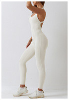 Vêtements de yoga une pièce serrés combinaison de sport une pièce élastique pour femmes ensemble de fitness unitard body grande taille
