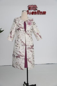 Elegant <b>Women's</b> 2-Piece Dress and <b>Jacket</b> Set for <b>Wedding</b> Guests Church or Formal Evening Events with Flattering Fit - Product Image 4