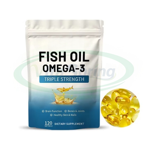 Vitaspring OEM Halal Cá Dầu Viên Nang Mềm Não Tim Sức Khỏe Bổ Sung Số Lượng Lớn 1000Mg Omega3 <span class=keywords><strong>Omega</strong></span> 3 Cá Dầu Viên Nang Softgels - Product Image 1
