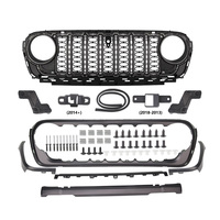 Grille de pare-chocs avant ABS de rechange pour Jeep Wrangler JL JLU 2018-2024 Gladiator JT – Fabricant en gros