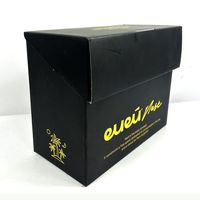 Boîte d'emballage de café en papier kraft portable personnalisé pour porte-gobelet à emporter et stockage de boissons