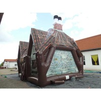 Tente de bar gonflable en PVC durable et personnalisable pour l'extérieur, avec design portable pour la publicité