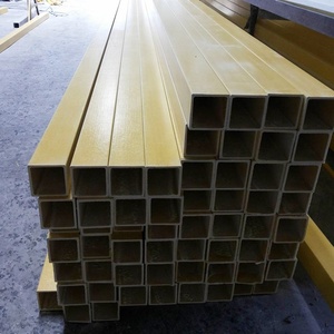 ท่อสี่เหลี่ยมไฟเบอร์กลาส FRP ความแข็งแรงสูงแบบพัลทรูชั่น - Product Image 2
