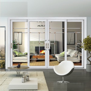 TOMA Offre Spéciale portes d'entrée Modernes en aluminium Sectionnelle En Verre Design <span class=keywords><strong>porte</strong></span> <span class=keywords><strong>de</strong></span> <span class=keywords><strong>garage</strong></span> En Verre en aluminium portes françaises extérieur - Product Image 3