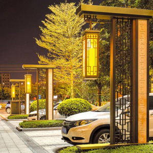 Lámpara de Jardín LED Solar con Poste de Hierro, Diseño Azul con Patrones, IP66, 2700K, Luz Blanca Cálida Suave, Sensor de Movimiento, Garantía de 10 Años - Product Image 6