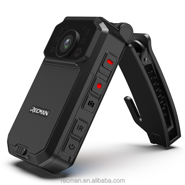 1440P Full HD Mini 4G GPS Wi-Fi Body Camera AI Face License Plate Recognition IP67 Waterproof Night Vision Touch Screen Camera