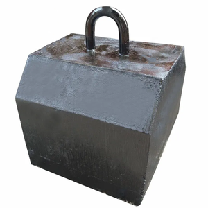 New Offshore Square Marine Cast Iron & Concrete Mooring Sinker Clump Weight Castings Square Concrete Mooring Sinker for Offshore - Product Image 5