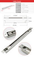 Sistemas y productos de control de acceso de seguridad Cable integrado de acero inoxidable Dispositivo protector de alambre de puerta Bucle de puerta oculto