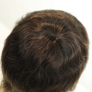 วิกผมผู้ชาย MONO และแบบลูกไม้  ลอนธรรมชาติ  ผมแท้  ระบบต่อผมสำหรับผู้ชาย ราคาดีที่สุด คุณภาพดี ความหนาแน่น 120% # 210 - Product Image 4