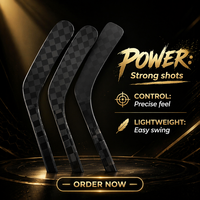Bâton de hockey sur glace en fibre de carbone composite senior/junior et junior, non emballé