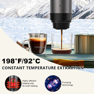 Máy pha cà phê Espresso mini di động 3 trong 1, làm nóng không dây, phụ kiện nhà bếp mới 2025, tích hợp chức năng làm nóng nước - Product Image 4