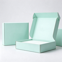 Boîte pliante en carton ondulé multicolore avec logo personnalisé et gaufrage pour emballage cadeau de sérum et cosmétiques