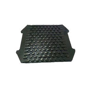 Coussin <span class=keywords><strong>de</strong></span> rail en caoutchouc rainuré pour passage à niveau ferroviaire, sous traverses en béton - Product Image 1